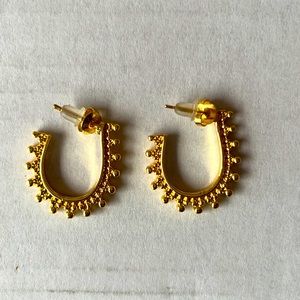 New gold tone Earrings .